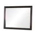 Barzini Rectangular Dresser Mirror Black - Bargain Furniture (Detroit, MI)