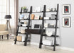 Colella 2-shelf Writing Ladder Desk Cappuccino - Bargain Furniture (Detroit, MI)