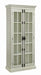 Toni 2-door Tall Cabinet Antique White - Bargain Furniture (Detroit, MI)