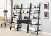 Colella 2-shelf Writing Ladder Desk Cappuccino - Bargain Furniture (Detroit, MI)