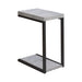 Beck Accent Table Cement and Black - Bargain Furniture (Detroit, MI)