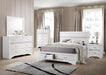 Miranda Eastern King 2-drawer Storage Bed White - Bargain Furniture (Detroit, MI)