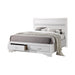 Miranda Queen 2-drawer Storage Bed White - Bargain Furniture (Detroit, MI)