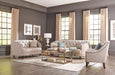 Avonlea Sloped Arm Upholstered Chair Grey - Bargain Furniture (Detroit, MI)