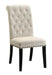 Alana Tufted Back Upholstered Side Chairs Beige (Set of 2) - Bargain Furniture (Detroit, MI)