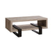 Dinard Coffee Table with Shelf Grey Driftwood - Bargain Furniture (Detroit, MI)
