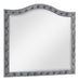 Deanna Button Tufted Dresser Mirror Grey - Bargain Furniture (Detroit, MI)