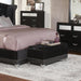 Barzini Tufted Rectangular Trunk with Nailhead Black - Bargain Furniture (Detroit, MI)