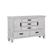Franco 5-drawer Dresser Antique White - Bargain Furniture (Detroit, MI)