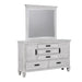 Franco 5-drawer Dresser Antique White - Bargain Furniture (Detroit, MI)