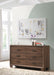 Brandon 6-drawer Dresser Medium Warm Brown - Bargain Furniture (Detroit, MI)