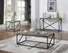 Birdie Square End Table Sonoma Grey - Bargain Furniture (Detroit, MI)