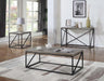 Birdie Rectangular Coffee Table Sonoma Grey - Bargain Furniture (Detroit, MI)