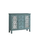 Rue 4-drawer Accent Cabinet Antique Blue - Bargain Furniture (Detroit, MI)
