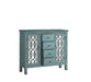 Rue 4-drawer Accent Cabinet Antique Blue - Bargain Furniture (Detroit, MI)