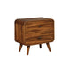 Robyn 2-drawer Nightstand Dark Walnut - Bargain Furniture (Detroit, MI)