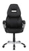 Bruce Adjustable Height Office Chair Black and Silver - Bargain Furniture (Detroit, MI)