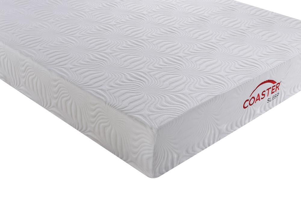 Key Full Memory Foam Mattress White - Bargain Furniture (Detroit, MI)
