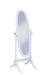 Foyet Oval Cheval Mirror White - Bargain Furniture (Detroit, MI)