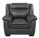 Arabella Pillow Top Upholstered Chair Grey - Bargain Furniture (Detroit, MI)