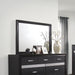 Miranda Rectangular Dresser Mirror Black - Bargain Furniture (Detroit, MI)