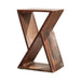 Lily Geometric Accent Table Natural - Bargain Furniture (Detroit, MI)