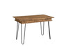 Sheeran Writing Desk with 4 Hidden Storages Rustic Amber - Bargain Furniture (Detroit, MI)