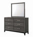 Watson Dresser Mirror Grey Oak - Bargain Furniture (Detroit, MI)