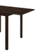 Kelso Rectangular Dining Table with Drop Leaf Cappuccino - Bargain Furniture (Detroit, MI)
