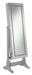 Moore Jewelry Cheval Mirror Silver - Bargain Furniture (Detroit, MI)