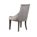 Phelps Upholstered Demi Wing Chairs Grey (Set of 2) - Bargain Furniture (Detroit, MI)