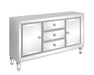 Leticia 3-drawer Accent Cabinet Silver - Bargain Furniture (Detroit, MI)