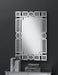 Jackie Interlocking Wall Mirror with Iridescent Panels and Beads Silver - Bargain Furniture (Detroit, MI)