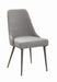 Alan Upholstered Dining Chairs Grey (Set of 2) - Bargain Furniture (Detroit, MI)