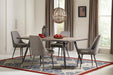 Alan Upholstered Dining Chairs Grey (Set of 2) - Bargain Furniture (Detroit, MI)
