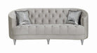 Avonlea Sloped Arm Tufted Sofa Grey - Bargain Furniture (Detroit, MI)