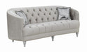 Avonlea Sloped Arm Tufted Sofa Grey - Bargain Furniture (Detroit, MI)