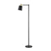 Rhapsody 1-light Floor Lamp with Horn Shade Black - Bargain Furniture (Detroit, MI)