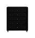 Deanna Deanna 5-drawer Rectangular Chest Black - Bargain Furniture (Detroit, MI)