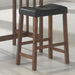 Oleander 3-piece Counter Height Dining Table Set Nut Brown - Bargain Furniture (Detroit, MI)