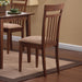 Robles 5-piece Dining Set Chestnut and Tan - Bargain Furniture (Detroit, MI)
