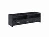 Alton 62" 3-drawer TV Console Black Oak - Bargain Furniture (Detroit, MI)