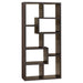Theo 10-shelf Bookcase Cappuccino - Bargain Furniture (Detroit, MI)