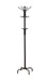 Collier 12-hook Coat Rack Black - Bargain Furniture (Detroit, MI)