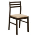 Bucknell 3-piece Dining Set with Drop Leaf Cappuccino and Tan - Bargain Furniture (Detroit, MI)