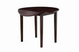 Bucknell 3-piece Dining Set with Drop Leaf Cappuccino and Tan - Bargain Furniture (Detroit, MI)