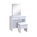 Harvey 2-piece Vanity Set with Lift-Top Stool White - Bargain Furniture (Detroit, MI)