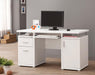 Tracy 2-drawer Computer Desk White - Bargain Furniture (Detroit, MI)