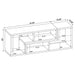 Velma Convertible TV Console and Bookcase Cappuccino - Bargain Furniture (Detroit, MI)