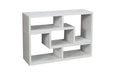 Velma Convertible TV Console and Bookcase White - Bargain Furniture (Detroit, MI)
